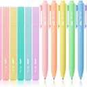 Mr. Pen Aesthetic Highlighters & Gel Pens, 12 Pack, Pastel Color Bible Highlighters, No Bleed, Fine Point 0.7mm