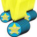 60/120 Pcs Rubber Medals Bulk, 2 Inch Rubber Award Medals with Ribbon Winner Encourage Team Participation for Trophy Award Prize Competitions
