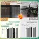 200'' Retractable Baby Gates Extra Wide, 34" Tall Retractable Dog Gate for Doorways, Extra Long Retractable Baby Gate for Stairs, Kitchen, Indoor/Outdoor Retractable Gate with Fiberglass Reinforcement Rod
