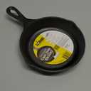 Lodge 6-1/2 Inch Cast Iron Pre-Seasoned Skillet  Signature Teardrop Handle - Use in the Oven, on the Stove, on the Grill, or Over a Campfire, Black