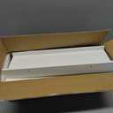 upsimples Floating Shelves for Wall, Wall Shelves for Decor Storage Set of 6, Wall Mounted Wood Shelf for Bedroom, Living Room, Bathroom, Kitchen, Picture Ledge Shelf, White (15.7in)