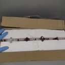 Tebery 4 Pack Pink Glass Wine Goblet Vintage, 10oz Colored Beverage Stemmed Glass Cups, Embossed Glassware Set for Water, Juice, Wine,Beer and Cocktails