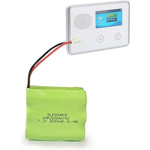 XUNTU Replacement Battery Compatible for 2Gig BATT1, BATT1X, BATT2X, 6MR2000AAY4Z, GC2 2GIG-CNTRL2 2GIG-CP2 GCKIT311 Go Control Panel Security System Alarm (1 Pack) (1PACK 7.2V 2600mAh battery)