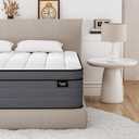 Full Size Mattress 12 Inch, Hybrid Full Bed Mattress with Gel Memory Foam and Pocketed Springs, Pressure Relief & Firm Feel, Bed in a Box, CertiPUR-US