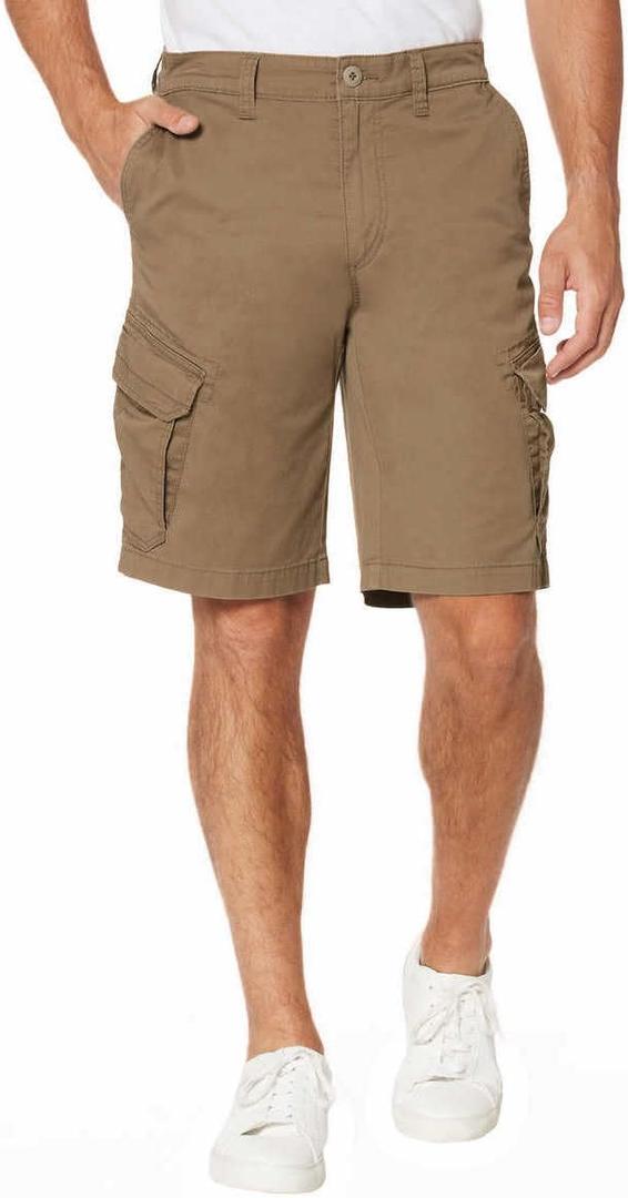 UNIONBAY Mens Flex Waist Lightweight Cargo Shorts (as1, Numeric, Numeric_40, Regular, Regular, Tan)