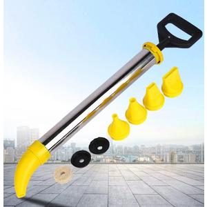 Mortar Pointing Grouting Gun Mortar Sprayer Applicator Stainless Steel Cement Caulking Gun Cement Caulking Pump with 5 Nozzle