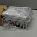 Adjustable Shower Caddy Hanging for Handheld Showerheads - Never Rust Shower Hanging Organizer, Upgraded Bathroom Shower Rack with Soap Basket, Hooks and Toothbrush Holder (Silver)