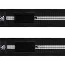 SWOLLHOUSE Knee Wraps + Wrist Wraps + Weight Lifting Straps Bundle (3 Pairs) for Weightlifting Bodybuilding Strength Training Workout Gym, Fitness Protective Set for Men & Women