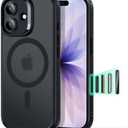 ESR for iPhone 17 Case, Camera Control Cover, Compatible with MagSafe, Shockproof Military-Grade Protection, Magnetic Phone Case for iPhone 17, Classic Hybrid Case, Frosted Black (iPhone 17 6.3 inch)
