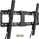 55 65 75 85 inch Tilting TV Wall Mount for 32-90 '' TVs, Low Profile TV Mount Bracket, Safe Lock & Quick Release, Max VESA 600x400mm, 24 inch Studs,132 lbs, Fit Most 55+ 75+ 85+ 86 TVs