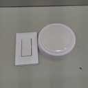 Energizer LED Ceiling Light Fixture, Battery Operated, Wireless Wall Switch Remote, 200 Lumens, Ceiling Light No Electricity, Perfect for Closets, Laundry Room, Garage, and More, 47485-T2