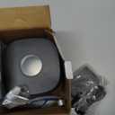 TEBAL Ultrasonic Retainer Cleaner Machine, 52kHz Ultrasonic Denture Cleaner for Night Guards, Braces, Toothbrush Heads, Jewelry and More, Ultrasonic Cleaner for Retainers with 250ML, Black-Grey