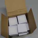Kigley 30 Pcs Gemstone Display Box Jewelry Box Container with Clear Top Lids Bulk 1.57'' x 0.6'' for Gems Diamond Coins Gift Packing Ring Home Shop (White)