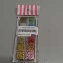 Holographic Nail Glitter Foils, 12 Colors Sparkly Ultra-Thin Aluminum Foil Nail Art Flakes Design, Laser Nail Sequins Acrylic Supplies for Women Girls Manicure Charms Decorations, DIY 3D Nail Art Tips