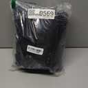 FREE SOLDIER Men's Waterproof Snow Insulated Pants Winter Skiing Snowboarding Pants with Zipper Pockets (Medium(34-36)/32L, Black)