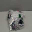 Adults Christmas Velvet Trim Jumpsuit Costume Sleeveless Strap Baggy Overall Xmas Santa Claus Wide Leg Romper Pants (A-multi-color), XL