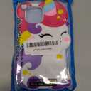 3D Cute Unicorn Soft Case for iPhone 15 6.1 inch, 3D Cute Cartoon Kawaii Fashion Character Unicorn Horse Shape Kids Girls Women Soft Silicone Shockproof Case