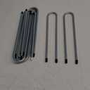 Ground Stakes Galvanized Steel Rebar Stakes Heavy Duty U Shaped Trampoline Stake Ground Anchors Pegs 12inch 4 Pack
