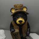 Hi-Line Gift Ltd Bear Standing with Welcome Sign Statue