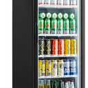BODEGACOOLER Commercial Beverage Refrigerator, 420 Cans & 120 Bottles Beverage, Commercial Merchandiser Refrigerator with Adjustable Shelves/Automatic defrost,For Kitchen,Office,Outdoor,Bar,Garage. (Black)