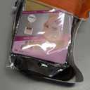 RENERSHOW Layered Short Bob Wig with Bangs Brown with Silver Highlight Medium Length Wigs for Women Heat Synthetic Wig (Average Size,12inch)