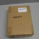 KINLINK 5x7 Picture Frame Black Set of 4, Wooden Photo Frames Matted 4x6 with Plexiglass for 4x6 with Mat or 5x7 without Mat for Table and Wall Display