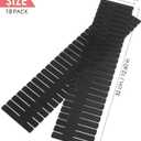 18Pcs Drawer Dividers, Adjustable Drawer Organizer for Socks, Underwear, Makeup, Can Help Tidy Kitchen, Bedroom, Dresser Black
