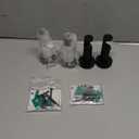 Ivilon Ceiling or Wall Mount Curtain Rod Brackets Holders for Curtain Rods of 7/8 and 1 Inch Diameter. Set of 2. Color Antique Black