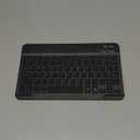 OMOTON Bluetooth Keyboard, Wireless Rechargeable Keyboard for iPad, iPad Pro, iPad mini, iPad Air with Illuminated LED (Black), Pack of 1 