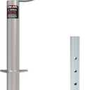 A Frame Trailer Jack with Drop Leg, 15" Vertical Travel, 2000 lbs, for RV, Trailer and More