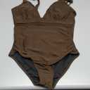 SUUKSESS Women Sexy Mesh Tummy Control Swimsuit Push Up High Waisted Bathing Suit XL