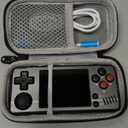 Miyoo A30 Retro Handheld Game Console,Portable Game Emulator with Storage Case,2.8" IPS Screen,Compatible with Many Types of Classic Games.(Black 64GB)