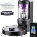 Eureka Robot Vacuum with Bagless Self Emptying Station, 2 in 1 Robotic Vacuum and Mop Combo, 60-Day Capacity, 4000Pa Suction, Auto Lifting Mop, LiDAR Navigation,NER E10s