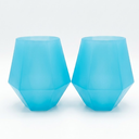 Wine2Go Diamond Silicone Wine Glasses 9oz 2 Pack