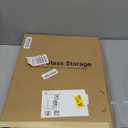 TomVista Wine Glass Storage Box with Dividers, Quilted Hard Shell Organizer for Stemware and Glassware Sets, Ideal for Storage and Moving Supplies, 1-Pack, Grey