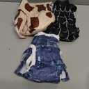 Reusable Dog Diapers Female Washable, Premium Doggie Diaper for Dogs, Pack of 3, Highly Absorbent Small Dog Diaper for Heat, Incontinence and Puppy Training (S)