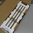 3 Pack Cordless Table Lamp, Portable Battery Operated Lamp with 3 Color Temps and Stepless Dimming, Rechargeable Table Lamp for Dinner, Desk, Cafe, Outdoor (Brushed Gold)