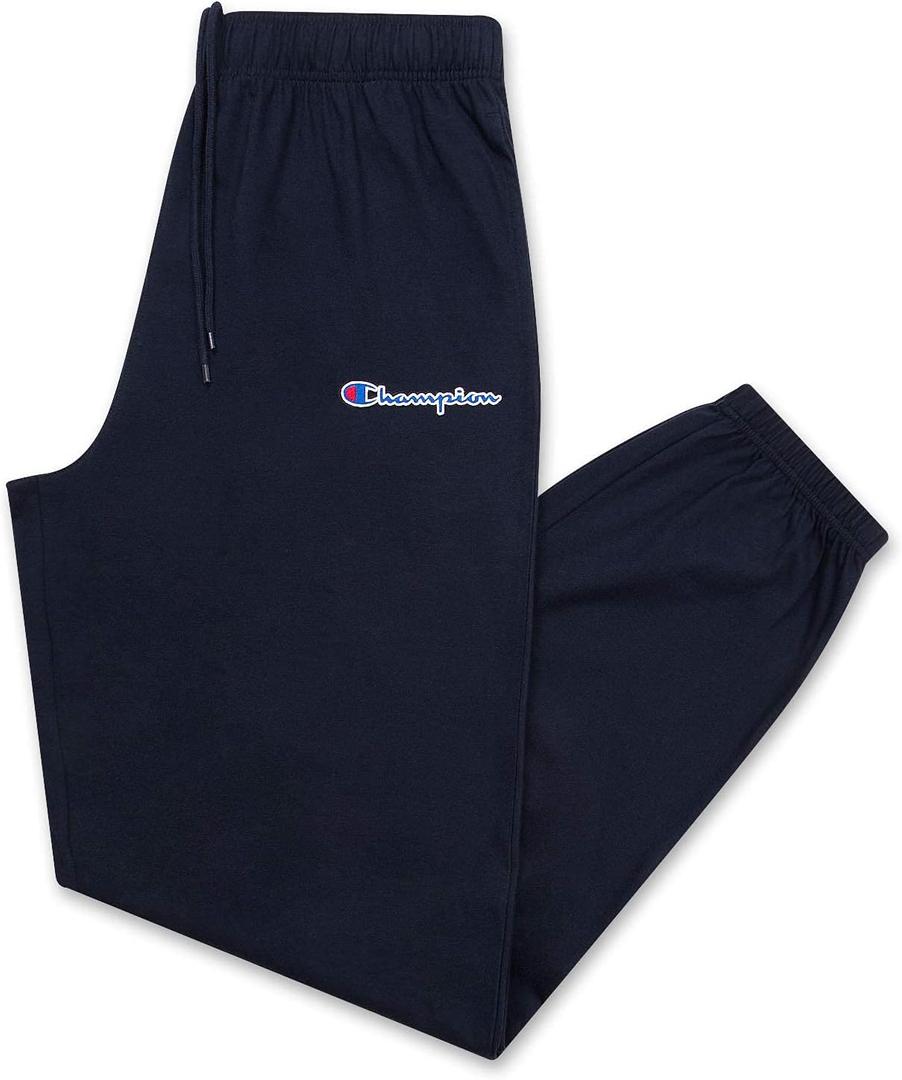 Champion Mens Big and Tall Lightweight Sweatpants Joggers, Mens Lounge Pants (3X, Navy)