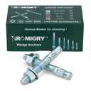 3/4" x 5-1/2" Concrete Anchors (10 Pack) 3/4 inch Wedge Anchors Bolts Zinc Plated