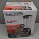 BLACK+DECKER Crush Master Blender, 10-Speeds with Stainless Steel Blades, Black, BL2010BP