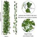 Freyalife Fake Vines for Room Decor(24Pack168Ft) Aesthetic Artificial Plant Ivy Leaves Hanging Greenery Garlands for Home Bedroom Wall Wedding Christmas Party Office patio Indoor, Outdoor Garden Décor