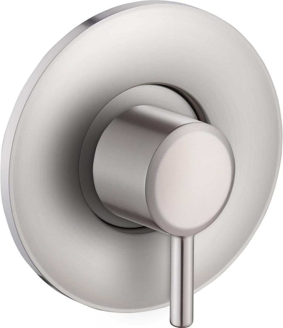 Replacement for Moen Gibson Posi-Temp Valve Trim Kit, Brushed Nickel Shower Trim Kit Shower Lever Handle (#2510 Valve Required)