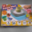 Innofans Pottery Wheel for Kids - Complete Pottery Kit & Tools for Beginners, Plug-in Rechargeable Battery, Upgraded Detachable Turntable Adjustable Speed, DIY Clay Maker for Kids 9-12 (Patented)