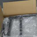 MOFEEZ Firewood Rack Log Holder Indoor with Wood Carrier, Powder-coated Steel Made, Up-loaded to 110lb, 18inch(L) x 13inch(W) x 17inch(H)