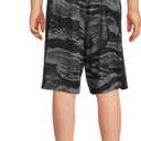 adidas Boys AOP Tiger Camo 3-Stripe Short (Black)