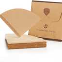 2 x D1 Coffee Filters-Pocket 100ct, Compostable, Disposable Coffee Filters Fits Driftbrew D1 All-in-One Coffee Press