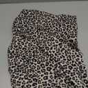 Ekouaer 3 Pack Nightgowns for Women Short Sleeve Sleepshirt Button Down Nightshirt Soft Pajamas Dress Casual Sleepwear (X-Large, Black/Dark Red/Leopard)