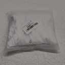 YFANG Women's Sexy Deep V-Neck Ruched Sleeveless Crop Tank Top Stretchy Double Layer Slim Fitted Going Out Crop Top (Large, White)