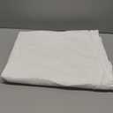 Solino Home White Cotton Linen Tablecloth 58 x 140 Inch  Hemstitch Table Cloth for Rectangle Tables  Machine Washable Tablecloth for Summer