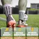 1 Pairs Anti Slip Soccer Socks/Non Slipping Basketball Socks/Sport Athletic Grip Socks